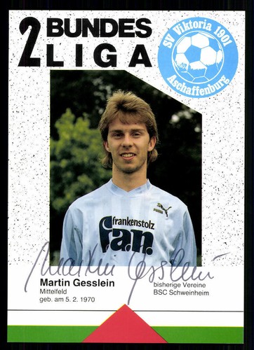 Martin gesslein autogrammkarte - gesslein,
