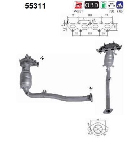 Catalizzatore manafold per - manafold,