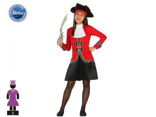 Costume pirata bambina corsara