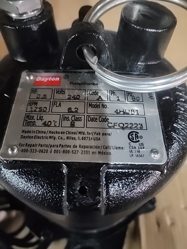 Pompa sommersa manuale per