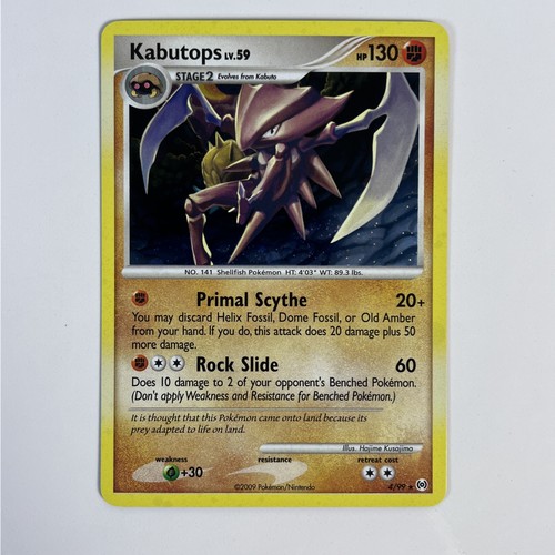 Pokémon tcg kabutops platinum - pokémon,