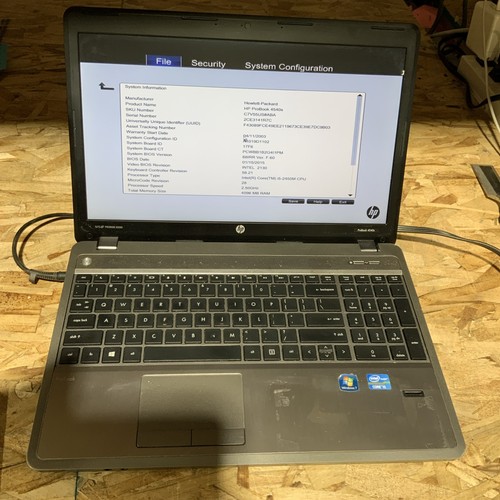 Probook 4540s 2450m - hp, 2,5