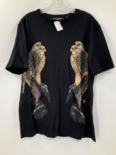 Neil barrett camicia uomo nera - camicia,