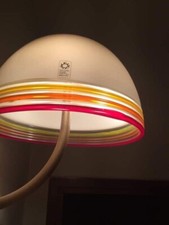 N. 5 applique Leucos, braccio metallico, cupola vetro di Murano, lavorata a mano