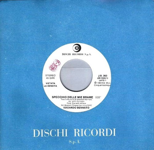 Edoardo bennato specchio - bennato,
