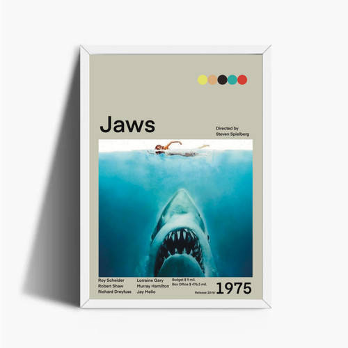 Squalo jaws film stampa - jaws,