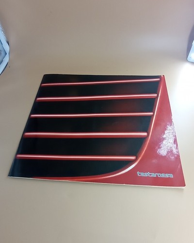 Brochure ferrari testarossa - brochure,