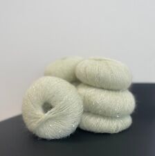 Gomitoli Filato Super Kids Mohair Alpaca con Paillettes 5 pezzi Super Soft