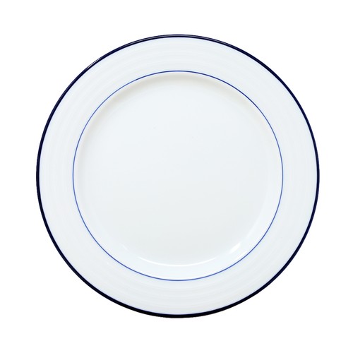Piatto piano gres bianco - 27,