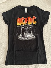 Donna Maglia Maglietta T-shirt AC/DC hells Bells Imola 2025 Tg. S Veste Piccolo