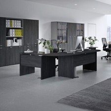 Scrivania Ufficio Angolare - Spessore Piano e Fianchi mm 38