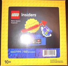 Lego 6607198 Retro Space Insider esclusivo nuovo e sigillato a mano 6607199