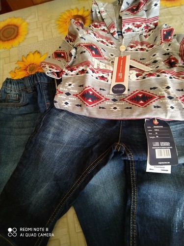 Jeans mesi felpa - 18, +