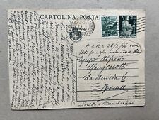 O.) Intero postale Luogotenenza Repubblica Democratica Milano 24.10.46