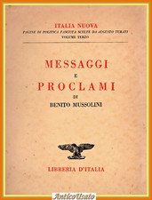 MESSAGGI E PROCLAMI di Benito