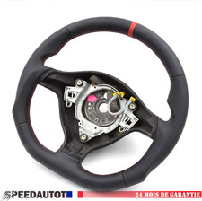 Volante Tuning Cuoio Appiattito VW Golf 4 Bora Passat 3B Gti Red Anello