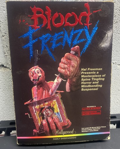 Blood frenzy vhs big box - vhs,