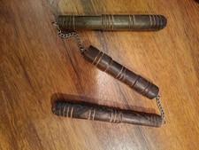 nunchaku In Legno E Metallo A