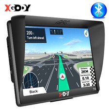 XGODY 7'' Navigatore Auto GPS Navigatore Bluetooth con AV-IN SAT NAV