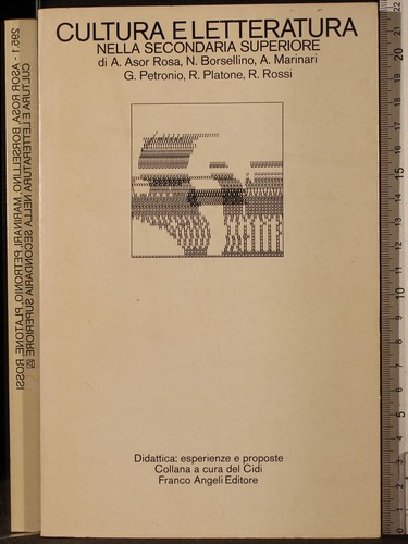 Cultura letteratura asor - letteratura.,