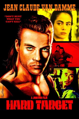Vintage hard target van damme - target,