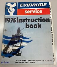 Manuale manutenzione cod. 200003 per Evinrude/Johnson E4 HP 2T anno 1975 nautica