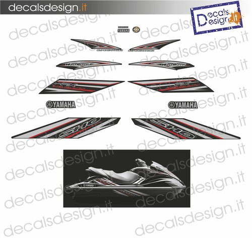 Kit adesivi moto acqua - kit,