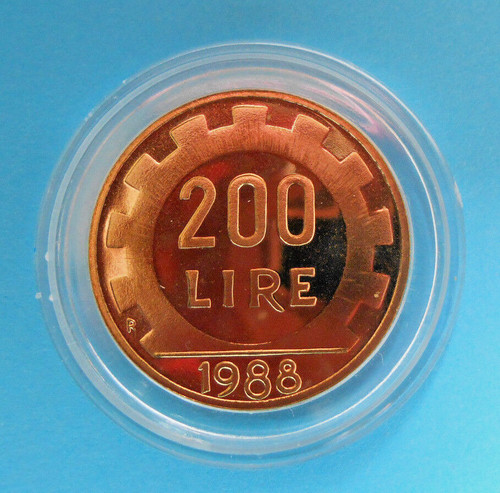 200 lire 1988 proof - 200,