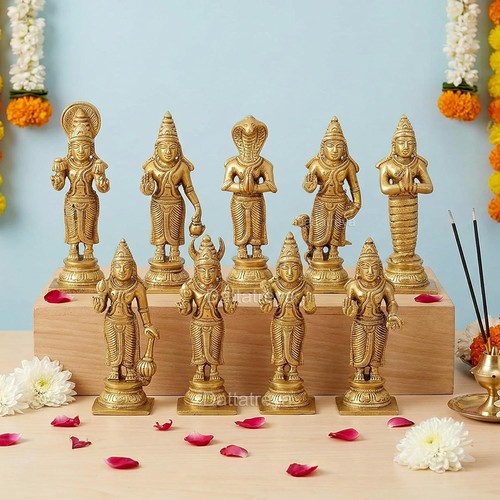 Statua navagraha ottone - statua,