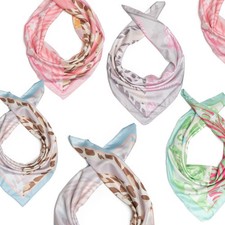 Foulard foulard misto seta leo