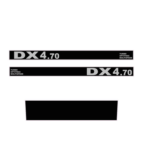 Adesivo deutz dx4 cofano - deutz, dx4.70