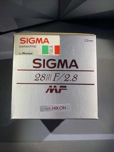Sigma 28mm mini - 28mm, f/2.8