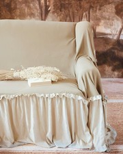 COPRIDIVANO CON GALA  BLANC