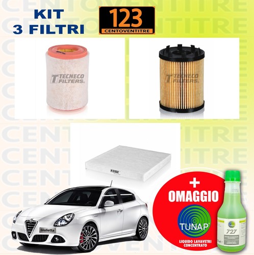 Kit filtri tagliando alfa - 3,
