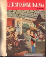 L' Illustrazione Italiana-Annata completa 1954-riviste rilegate ( 27138 )
