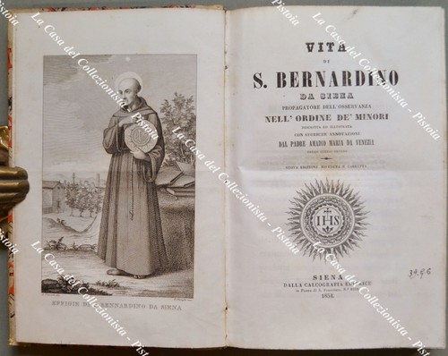 Siena agiografia 1854 padre - agiografia,, 1854.