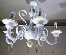 Lampadario in vetro di Murano
