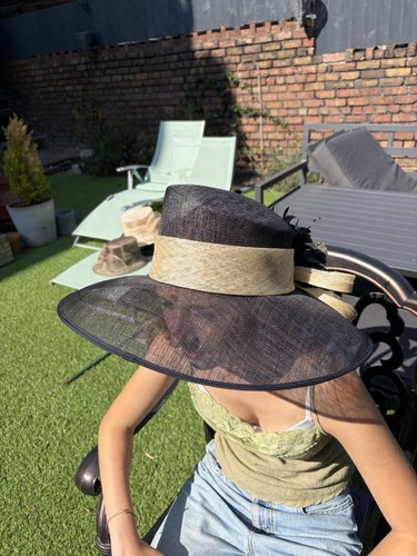 Cappello piuma tesa larga - cappello,