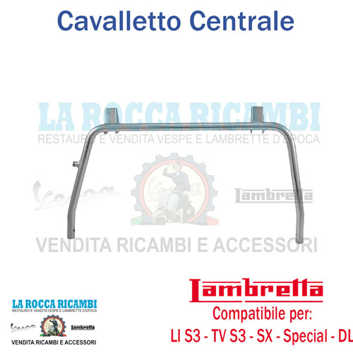 Cavalletto zincato lambretta - zincato,