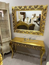 Consolle specchiera traforata