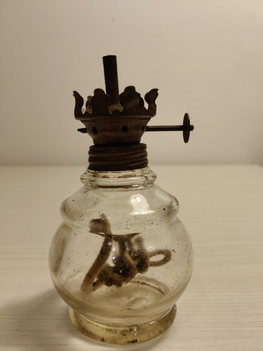 Lampada vintage epoca olio - a,