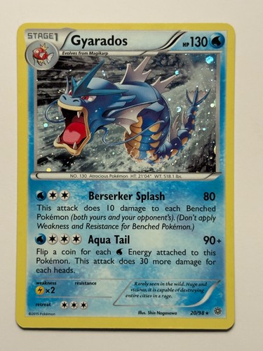 Gyarados 020 098 carte - gyarados, 020/098