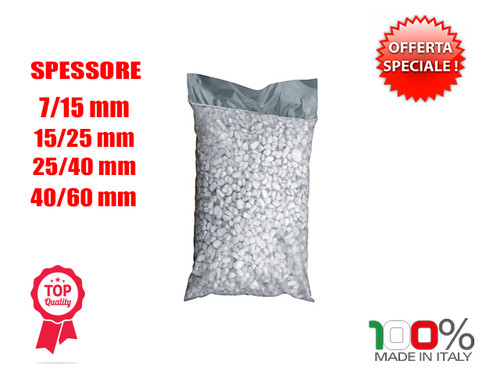 Ciottoli marmo bianco - ciottoli,