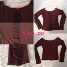 MAGLIETTA ESISTO BY CONBIPEL COLORE MARRONE TAGLIA M