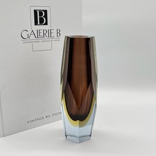 Vaso vintage in vetro di