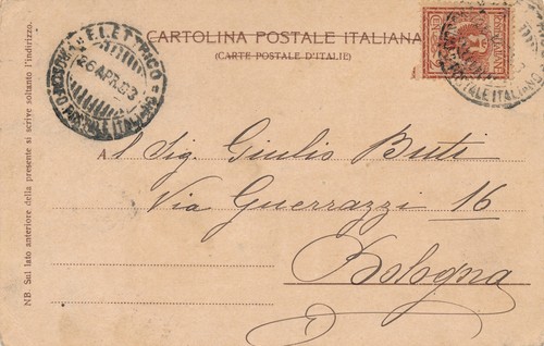 Italia 1903 cartolina monreale - italia,