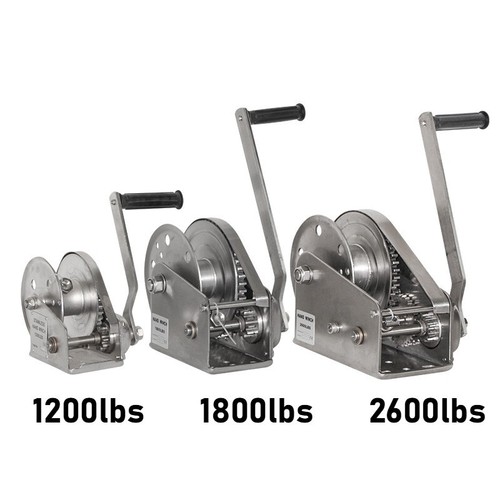Argano manuale acciaio inox - manuale,