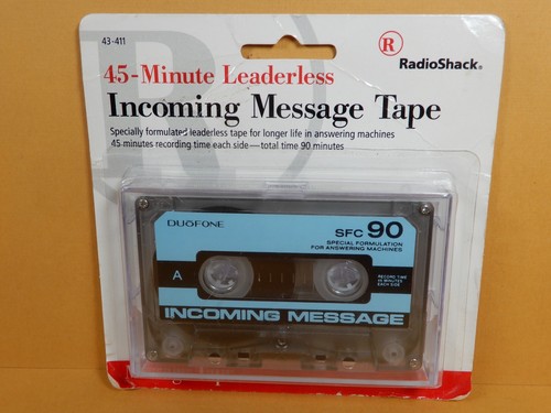Nastro messaggio radio shack - messaggio,