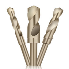 Punta Trapano Fabbro 12-35mm HSS Oro Cobalto Gambo Ridotto Acciaio Inox Metallo