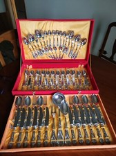 Set 12 pers. 87 posate placcate in argento (ARG 800)